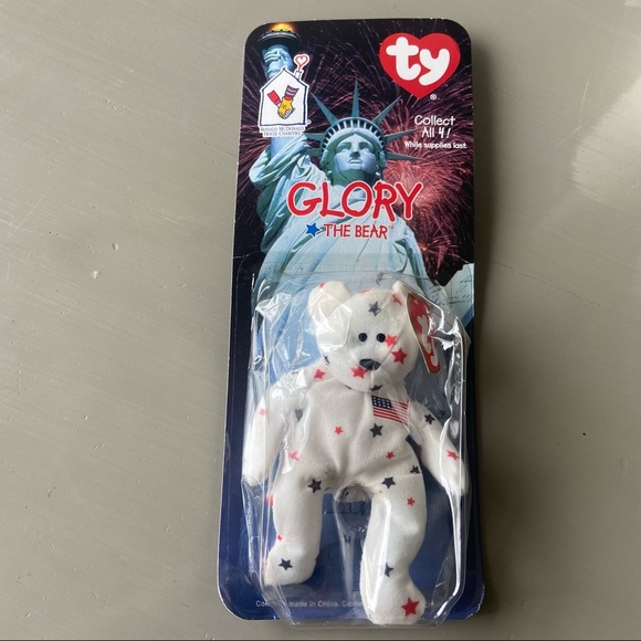 Ty Beanie Babies Glory the Bear Plush Toy Brand New Unopened - Picture 1 of 6